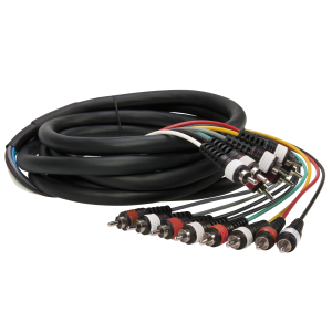 ���������� ������ RCA ���� ������ ��� DVS ������ Reloop Cable Multi-RCA 3m